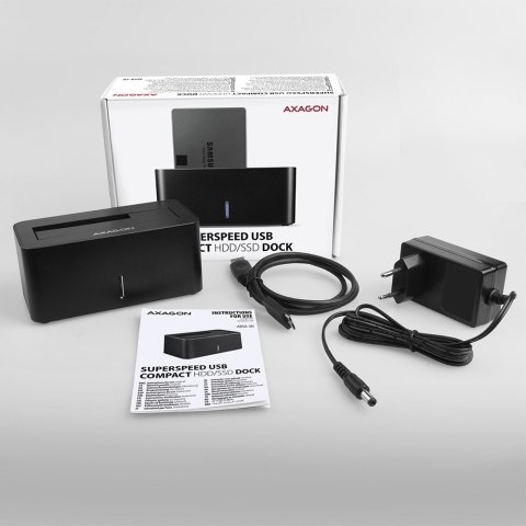 ADSA-SN Stacja dokująca, USB 3.2 Gen 1 - 1x SATA 6G 2.5"/3.5" SSD/HDD ADSA-SN Stacja dokująca, USB 3.2 Gen 1 - 1x SATA 6G 2.5"/3.5" SSD/HDD