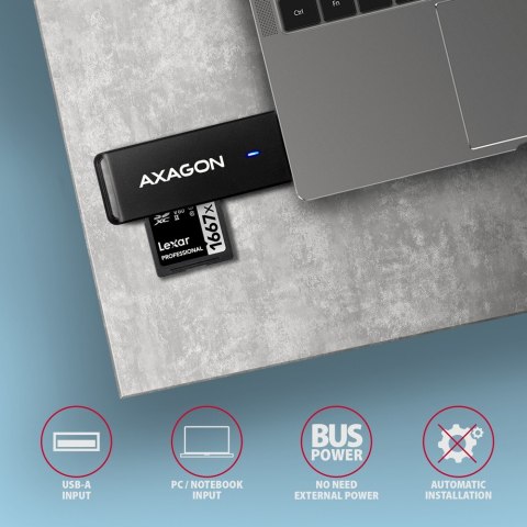 CRE-S2N Czytnik zewnętrzny kart USB-A 3. 2 GEN 1, 2-gniazda lun SD/microSD, UHS-I CRE-S2N Czytnik zewnętrzny kart USB-A 3. 2 GEN 1, 2-gniazda lun SD/microSD, UHS-I