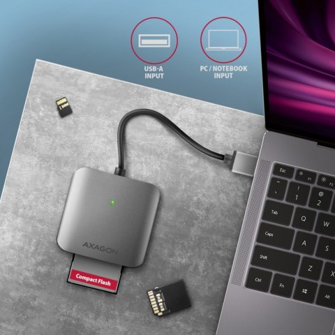 CRE-S3 Czytnik zewnętrzny kart USB-A 3. 2 GEN 1, 3-slot lun SD/microSD/CF, obsługa UHS-II CRE-S3 Czytnik zewnętrzny kart USB-A 3. 2 GEN 1, 3-slot lun SD/microSD/CF, obsługa UHS-II