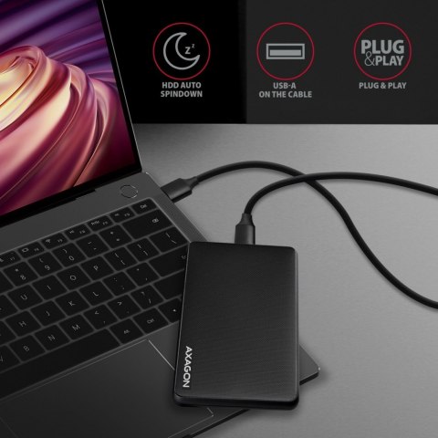 EE25-SL Obudowa zewnętrzna plastikowa, bezśrubowa, 3.2 gen1 SATA 6G 2.5, czarna EE25-SL Obudowa zewnętrzna plastikowa, bezśrubowa, 3.2 gen1 SATA 6G 2.5, czarna
