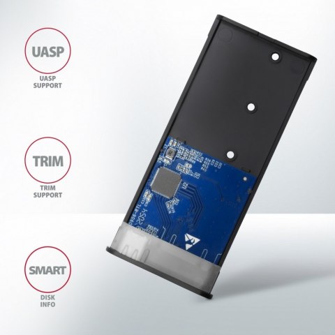 EEM2-SG2 Obudowa zewnętrzna aluminiowa bezśrubowa USB-C 3.2 Gen 2 M.2 NVMe & SATA SSD + USB-A - USB-C redukcja EEM2-SG2 Obudowa zewnętrzna aluminiowa bezśrubowa USB-C 3.2 Gen 2 M.2 NVMe & SATA SSD + USB-A - USB-C redukcja