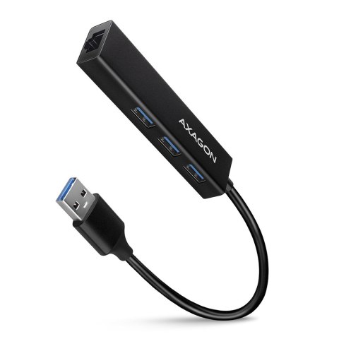 HMA-GL3A Wieloportowy hub USB 4in1, 5Gbps, 3x USB-A + GLAN, metalowy, 20cm USB-A kabel HMA-GL3A Wieloportowy hub USB 4in1, 5Gbps, 3x USB-A + GLAN, metalowy, 20cm USB-A kabel