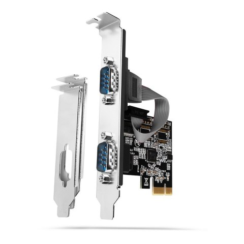 PCEA-S2N Kontroler PCIe 2x port szeregowy RS232 250 Kbps, w zestawie SP & LP PCEA-S2N Kontroler PCIe 2x port szeregowy RS232 250 Kbps, w zestawie SP & LP