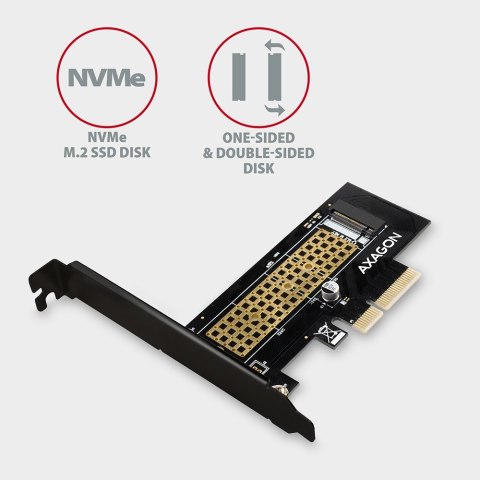 PCEM2-N Adapter wewnetrzny PCIe x4, 1x M.2 NVMe M-key slot, SP & LP PCEM2-N Adapter wewnetrzny PCIe x4, 1x M.2 NVMe M-key slot, SP & LP