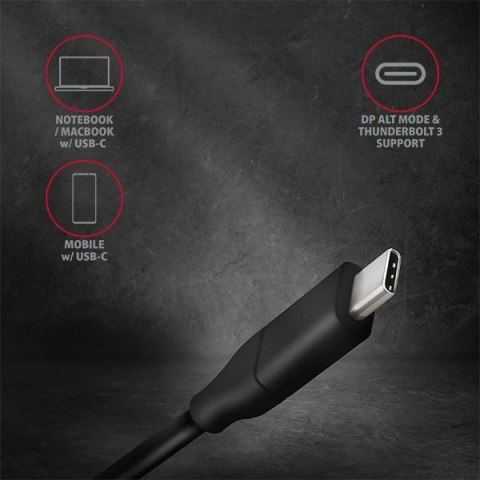 RVC-DPC Konwerter/kabel USB-C -> DisplayPort 1,8m, 4K/60HZ RVC-DPC Konwerter/kabel USB-C -> DisplayPort 1,8m, 4K/60HZ
