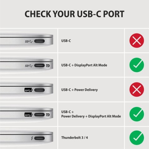 RVC-DPC Konwerter/kabel USB-C -> DisplayPort 1,8m, 4K/60HZ RVC-DPC Konwerter/kabel USB-C -> DisplayPort 1,8m, 4K/60HZ