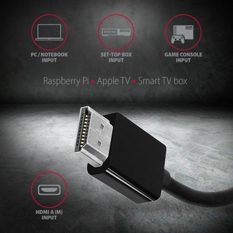 RVH-VGAN Adapter aktywny HDMI -> VGA FullHD, wyjście audio, micro USB złącze zasilania RVH-VGAN Adapter aktywny HDMI -> VGA FullHD, wyjście audio, micro USB złącze zasilania