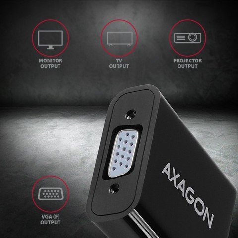 RVH-VGAN Adapter aktywny HDMI -> VGA FullHD, wyjście audio, micro USB złącze zasilania RVH-VGAN Adapter aktywny HDMI -> VGA FullHD, wyjście audio, micro USB złącze zasilania