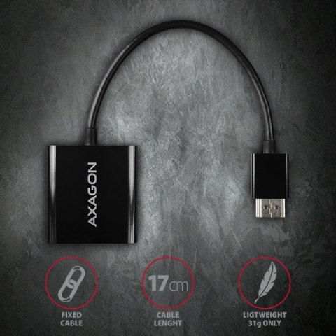 RVH-VGAN Adapter aktywny HDMI -> VGA FullHD, wyjście audio, micro USB złącze zasilania RVH-VGAN Adapter aktywny HDMI -> VGA FullHD, wyjście audio, micro USB złącze zasilania