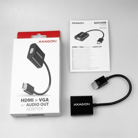 RVH-VGAN Adapter aktywny HDMI -> VGA FullHD, wyjście audio, micro USB złącze zasilania RVH-VGAN Adapter aktywny HDMI -> VGA FullHD, wyjście audio, micro USB złącze zasilania