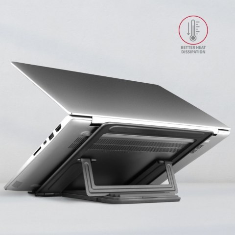 STND-L Podstawa do laptopów aluminiowa 10-16", 4 regulowane kąty nachylenia STND-L Podstawa do laptopów aluminiowa 10-16", 4 regulowane kąty nachylenia