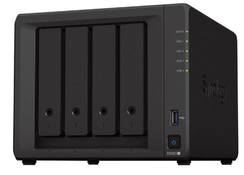Serwer NAS DS923+ 4x0HDD 4GB R1600 2xRJ45 1xeSATA 2xUSB 3.2.1 Serwer NAS DS923+ 4x0HDD 4GB R1600 2xRJ45 1xeSATA 2xUSB 3.2.1