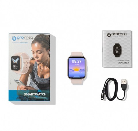 Smartwatch ORO Fit Pro GT Różowy Smartwatch ORO Fit Pro GT Różowy
