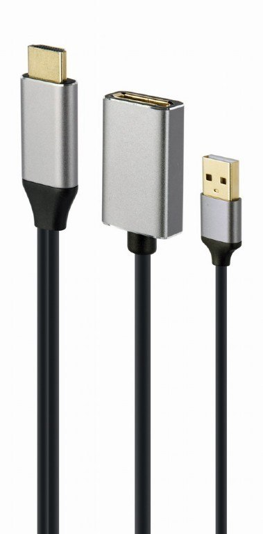 Adapter HDMI do DP 4K 60Hz USB-A powered Adapter HDMI do DP 4K 60Hz USB-A powered
