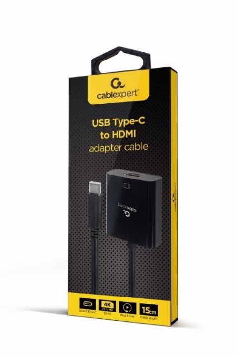 Adapter USB-C do HDMI 4K 30Hz female 15 cm Adapter USB-C do HDMI 4K 30Hz female 15 cm