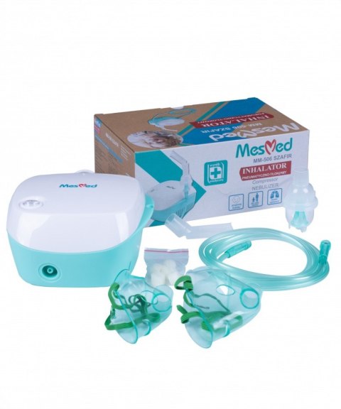 Inhalator pneumatyczno-tłokowy nebulizator kompresorowy MM-506 Szafir Inhalator pneumatyczno-tłokowy nebulizator kompresorowy MM-506 Szafir
