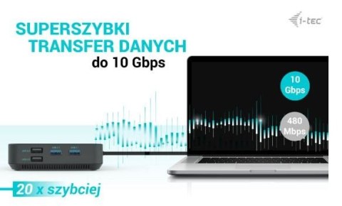 Stacja dokująca USB-C HDMI Dual DP Docking Station Power Delivery 100 W Stacja dokująca USB-C HDMI Dual DP Docking Station Power Delivery 100 W