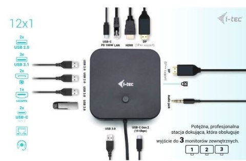Stacja dokująca USB-C HDMI Dual DP Docking Station Power Delivery 100 W Stacja dokująca USB-C HDMI Dual DP Docking Station Power Delivery 100 W
