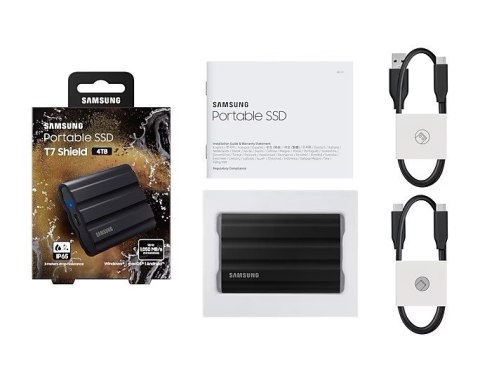 Dysk zewnętrzny SSD Portable SSD T7 Shield USB3.2 czarny Dysk zewnętrzny SSD Portable SSD T7 Shield USB3.2 czarny