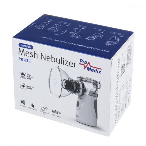 Inhalator nebulizator przenośny siateczkowy USB PR-835 Inhalator nebulizator przenośny siateczkowy USB PR-835