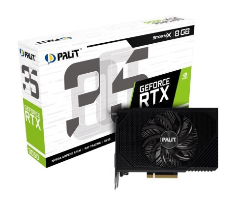Karta graficzna GeForce RTX 3050 StormX 8GB GDDR6 128bit DP/HDMI Karta graficzna GeForce RTX 3050 StormX 8GB GDDR6 128bit DP/HDMI