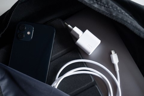 Ładowarka GC PowerGaN 33W PD 3.0 QC 3.0 USB-C biała Ładowarka GC PowerGaN 33W PD 3.0 QC 3.0 USB-C biała
