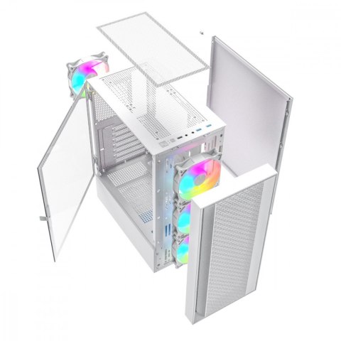 Obudowa Midi Tower Fornax 4000 ARGB biała Obudowa Midi Tower Fornax 4000 ARGB biała
