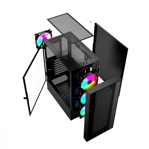 Obudowa Midi Tower Fornax 4000 ARGB czarna Obudowa Midi Tower Fornax 4000 ARGB czarna
