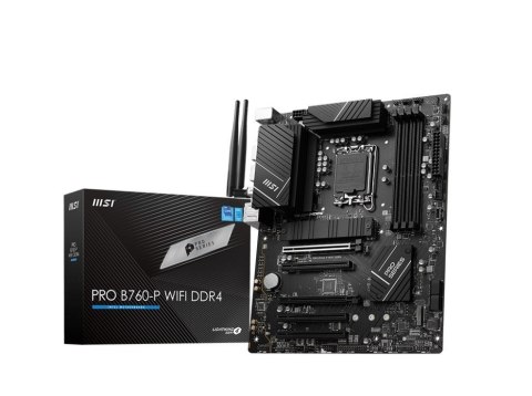 Płyta główna PRO B760-P WIFI DDR4 s1700 4DDR4 DP/HDMI ATX Płyta główna PRO B760-P WIFI DDR4 s1700 4DDR4 DP/HDMI ATX