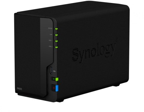 Serwer NAS DS223 2x0HDD 2GB 4x1.7Ghz 1xGbE 3xUSB Serwer NAS DS223 2x0HDD 2GB 4x1.7Ghz 1xGbE 3xUSB