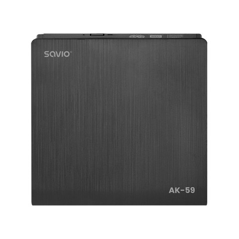 Zewnętrzna nagrywarka typu Slim CD/DVD R/RW, USB-C/USB-A, AK-59 Zewnętrzna nagrywarka typu Slim CD/DVD R/RW, USB-C/USB-A, AK-59