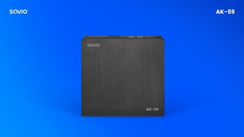 Zewnętrzna nagrywarka typu Slim CD/DVD R/RW, USB-C/USB-A, AK-59 Zewnętrzna nagrywarka typu Slim CD/DVD R/RW, USB-C/USB-A, AK-59