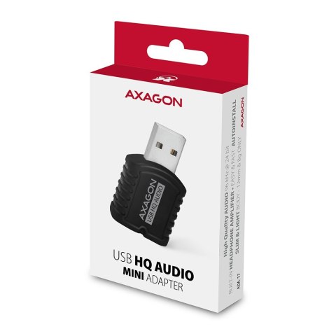 ADA-17 Zewnętrzna karta dzwiękowa, USB 2.0 MINI, 96kHz/24-bit stereo, wejście USB-A ADA-17 Zewnętrzna karta dzwiękowa, USB 2.0 MINI, 96kHz/24-bit stereo, wejście USB-A