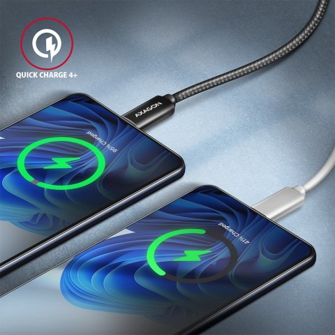 BUCM432-CM10AB Kabel USB-C - USB-C, USB4 Gen 3x2 1m, PD 100W, 8K HD, ALU, oplot Czarny BUCM432-CM10AB Kabel USB-C - USB-C, USB4 Gen 3x2 1m, PD 100W, 8K HD, ALU, oplot Czarny