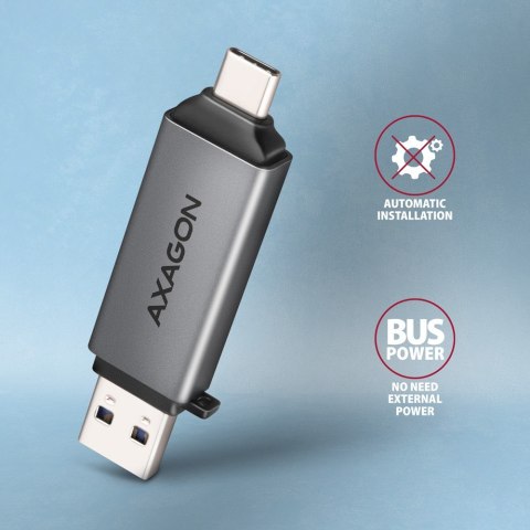 CRE-DAC Czytnik kart zewnętrzny USB3.2 Gen 1 Type-C + Type-A SD/microSD CRE-DAC Czytnik kart zewnętrzny USB3.2 Gen 1 Type-C + Type-A SD/microSD