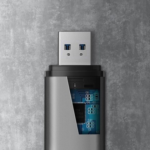 CRE-SAC Czytnik kart zewnętrzny USB3.2 Gen 1 Type-C + Type-A SD/microSD CRE-SAC Czytnik kart zewnętrzny USB3.2 Gen 1 Type-C + Type-A SD/microSD