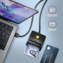 CRE-SM3N Czytnik kart identyfikacyjnych USB, 1.3m kabel