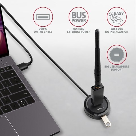 HUE-P1AL Hub 4-portowy USB 3.2 Gen 1 ROUND, micro USB, 1.2m USB-A kabel HUE-P1AL Hub 4-portowy USB 3.2 Gen 1 ROUND, micro USB, 1.2m USB-A kabel