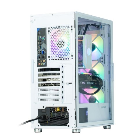 Obudowa I3 Neo ATX Mid Tower RGB 4xwentylator, biała Obudowa I3 Neo ATX Mid Tower RGB 4xwentylator, biała