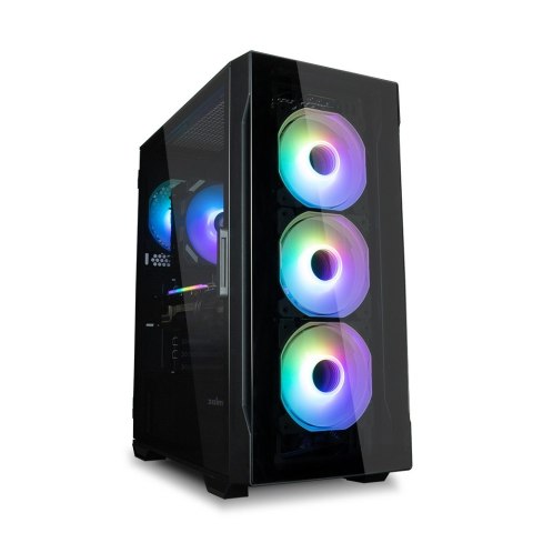 Obudowa I3 Neo TG Mid Tower RGB 4xwentylator, czarna Obudowa I3 Neo TG Mid Tower RGB 4xwentylator, czarna