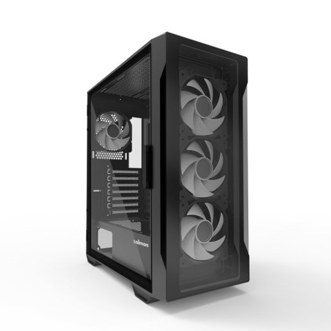 Obudowa I3 Neo TG Mid Tower RGB 4xwentylator, czarna Obudowa I3 Neo TG Mid Tower RGB 4xwentylator, czarna