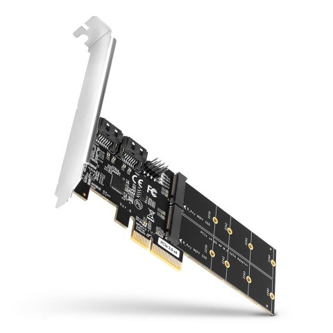 PCES-SA4M2 Kontroler PCIe 2x wewnętrzny port SATA 6G + 2x wewnętrzny port M.2 B-key SATA, SP & LP PCES-SA4M2 Kontroler PCIe 2x wewnętrzny port SATA 6G + 2x wewnętrzny port M.2 B-key SATA, SP & LP