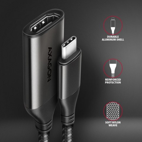 RVC-HI2M Adapter USB-C -> HDMI 2.0 4K/60Hz Aluminum, 25cm kabel RVC-HI2M Adapter USB-C -> HDMI 2.0 4K/60Hz Aluminum, 25cm kabel