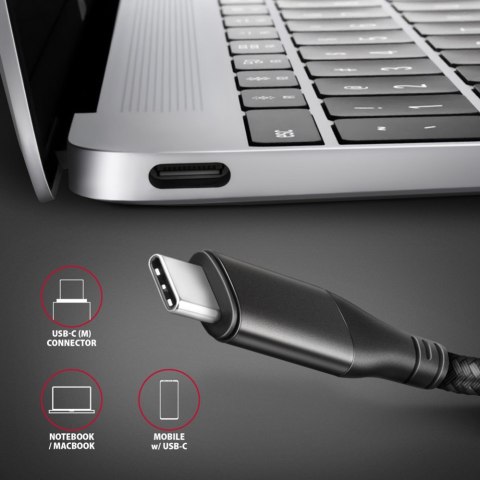 RVC-HI2M Adapter USB-C -> HDMI 2.0 4K/60Hz Aluminum, 25cm kabel RVC-HI2M Adapter USB-C -> HDMI 2.0 4K/60Hz Aluminum, 25cm kabel