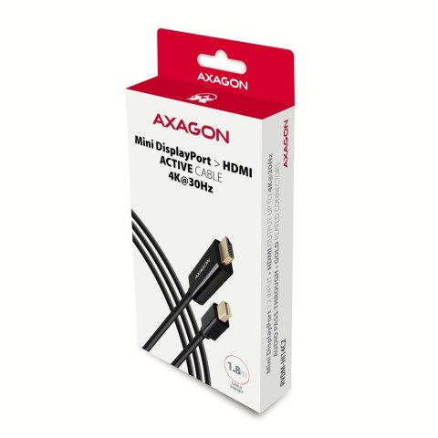 RVDM-HI14C2 Konwerter/kabel aktywny Mini DP > HDMI 1.4 kabel 1.8m4K/30Hz RVDM-HI14C2 Konwerter/kabel aktywny Mini DP > HDMI 1.4 kabel 1.8m4K/30Hz