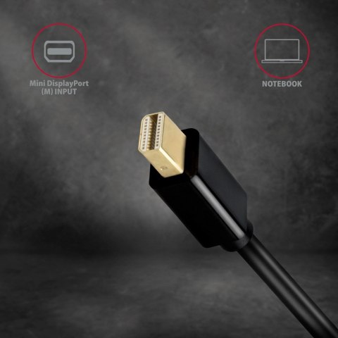 RVDM-HI14N Adapter aktywny Mini DP > HDMI 1.4, 4K/30Hz RVDM-HI14N Adapter aktywny Mini DP > HDMI 1.4, 4K/30Hz