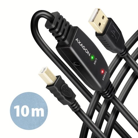 ADR-210B USB 2.0 A-M -> B-M Aktywny kabel połączeniowy/wzmacniacz 10m ADR-210B USB 2.0 A-M -> B-M Aktywny kabel połączeniowy/wzmacniacz 10m