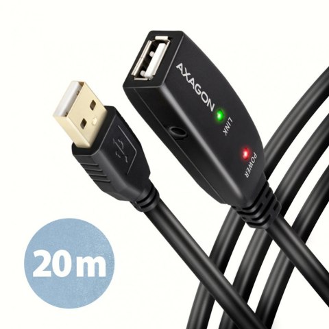 ADR-220 USB 2.0 A-M -> A-F aktywny kabel przedłużacz/wzmacniacz 20m ADR-220 USB 2.0 A-M -> A-F aktywny kabel przedłużacz/wzmacniacz 20m