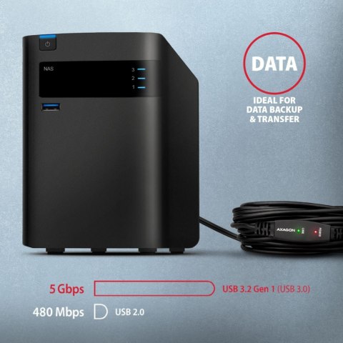 ADR-310 USB 3.0 A-M -> A-F aktywny kabel przedłużacz/wzmacniacz 10m ADR-310 USB 3.0 A-M -> A-F aktywny kabel przedłużacz/wzmacniacz 10m