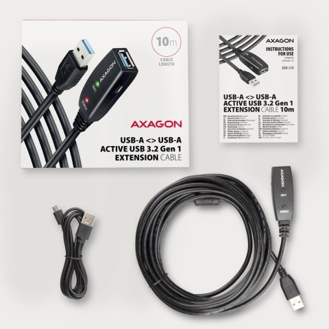 ADR-310 USB 3.0 A-M -> A-F aktywny kabel przedłużacz/wzmacniacz 10m ADR-310 USB 3.0 A-M -> A-F aktywny kabel przedłużacz/wzmacniacz 10m